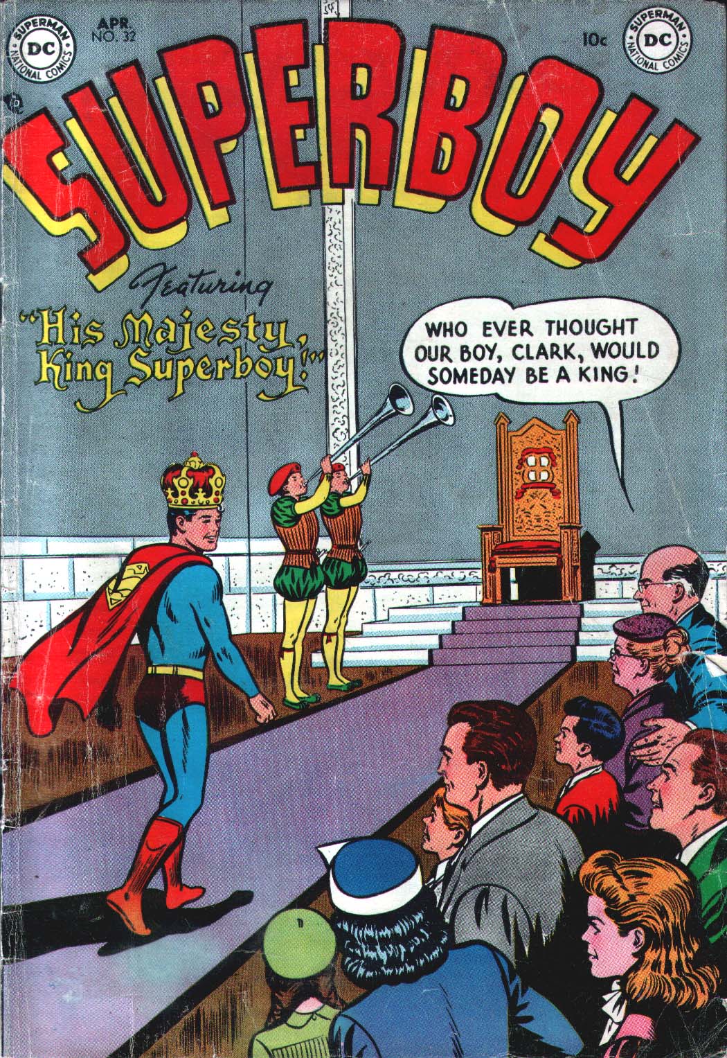 Read online Superboy (1949) comic -  Issue #32 - 1