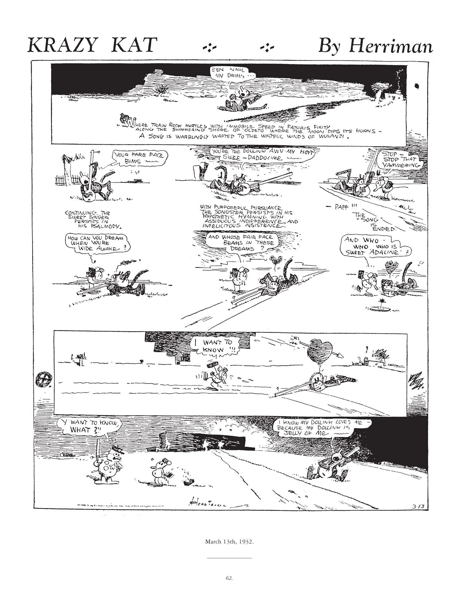 Read online Krazy & Ignatz comic -  Issue # TPB 7 - 59