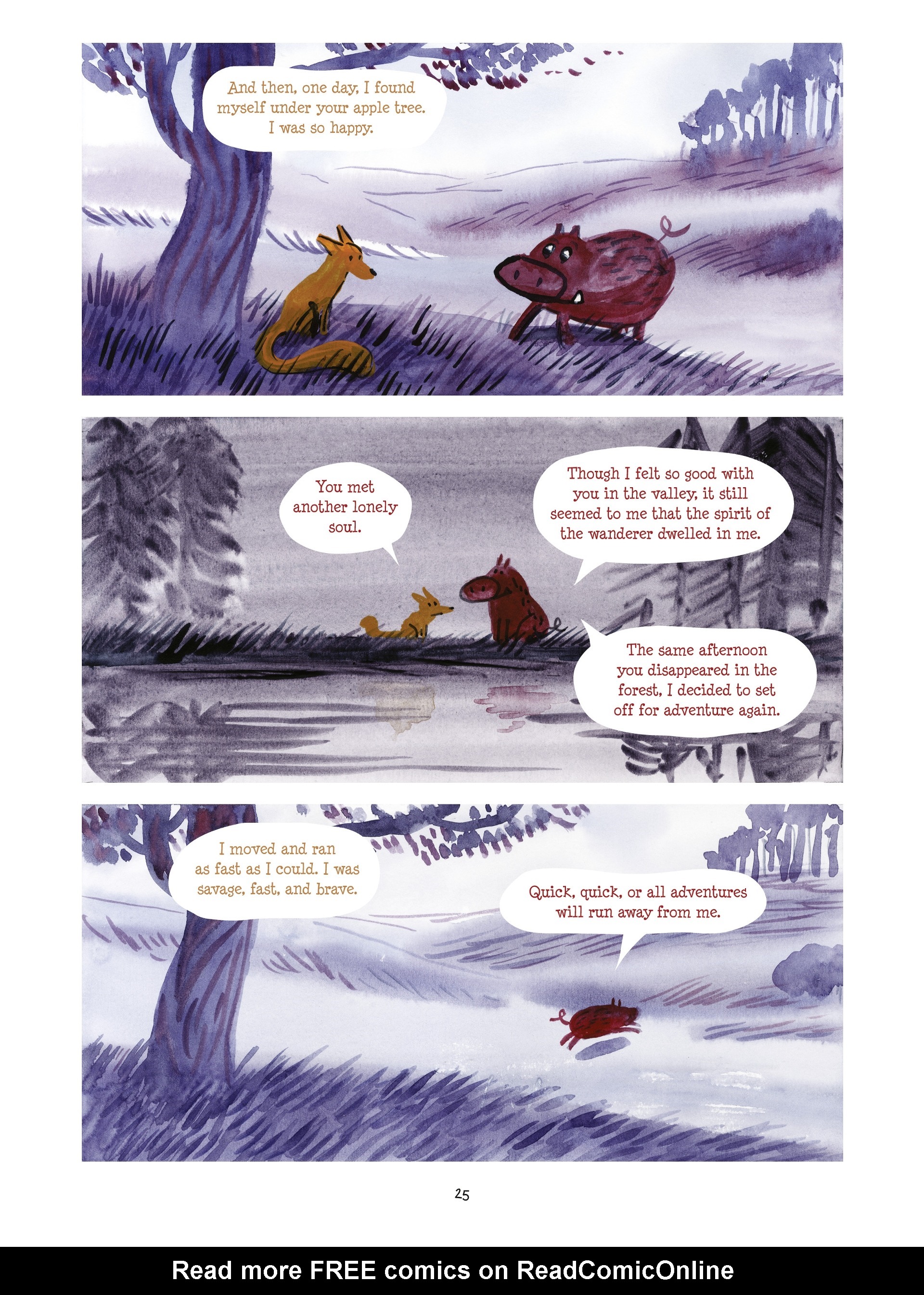 Read online Tiny Fox and Great Boar comic -  Issue #4 - 25