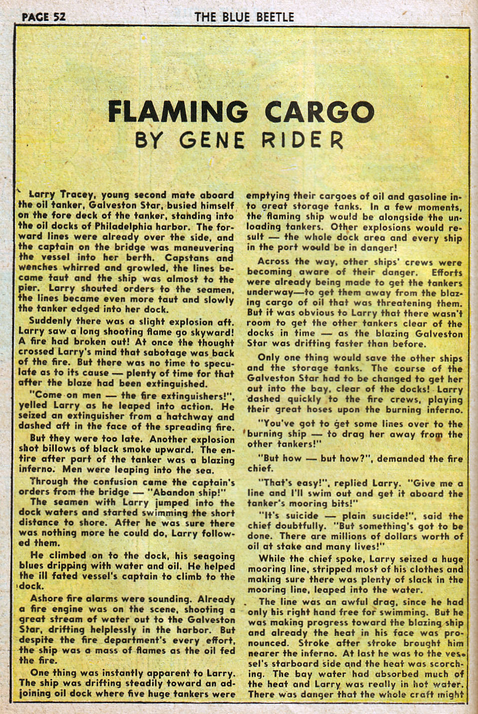 Read online The Blue Beetle comic -  Issue #11 - 54