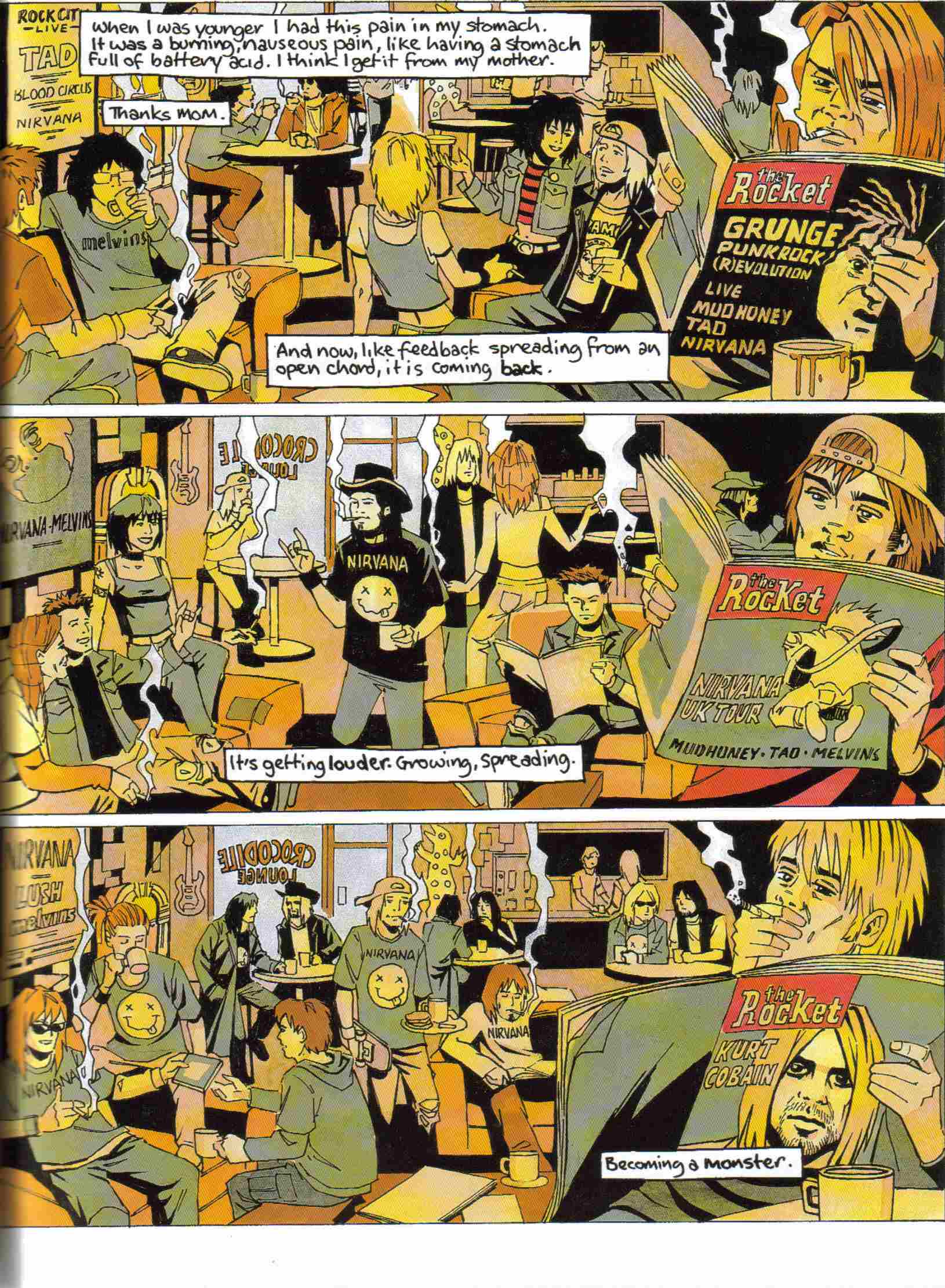 Read online GodSpeed: The Kurt Cobain Graphic comic -  Issue # TPB - 36