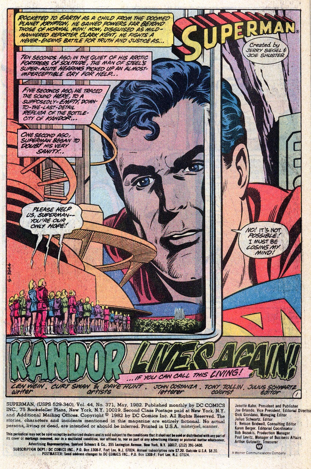 Read online Superman (1939) comic -  Issue #371 - 2