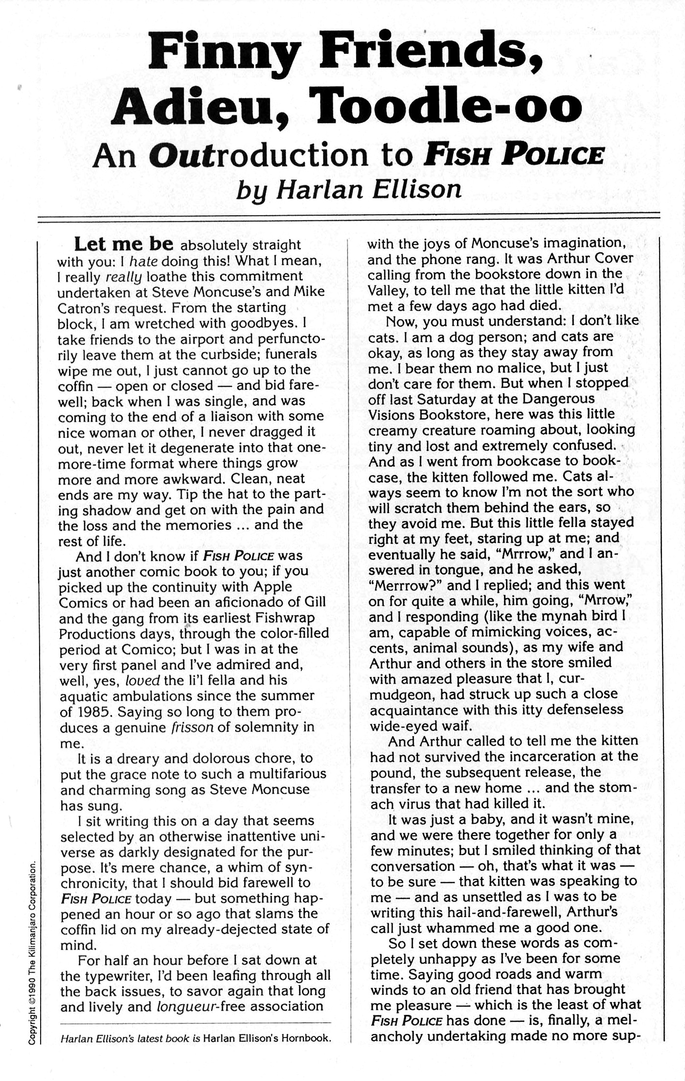 Read online The Fish Police comic -  Issue #26 - 33