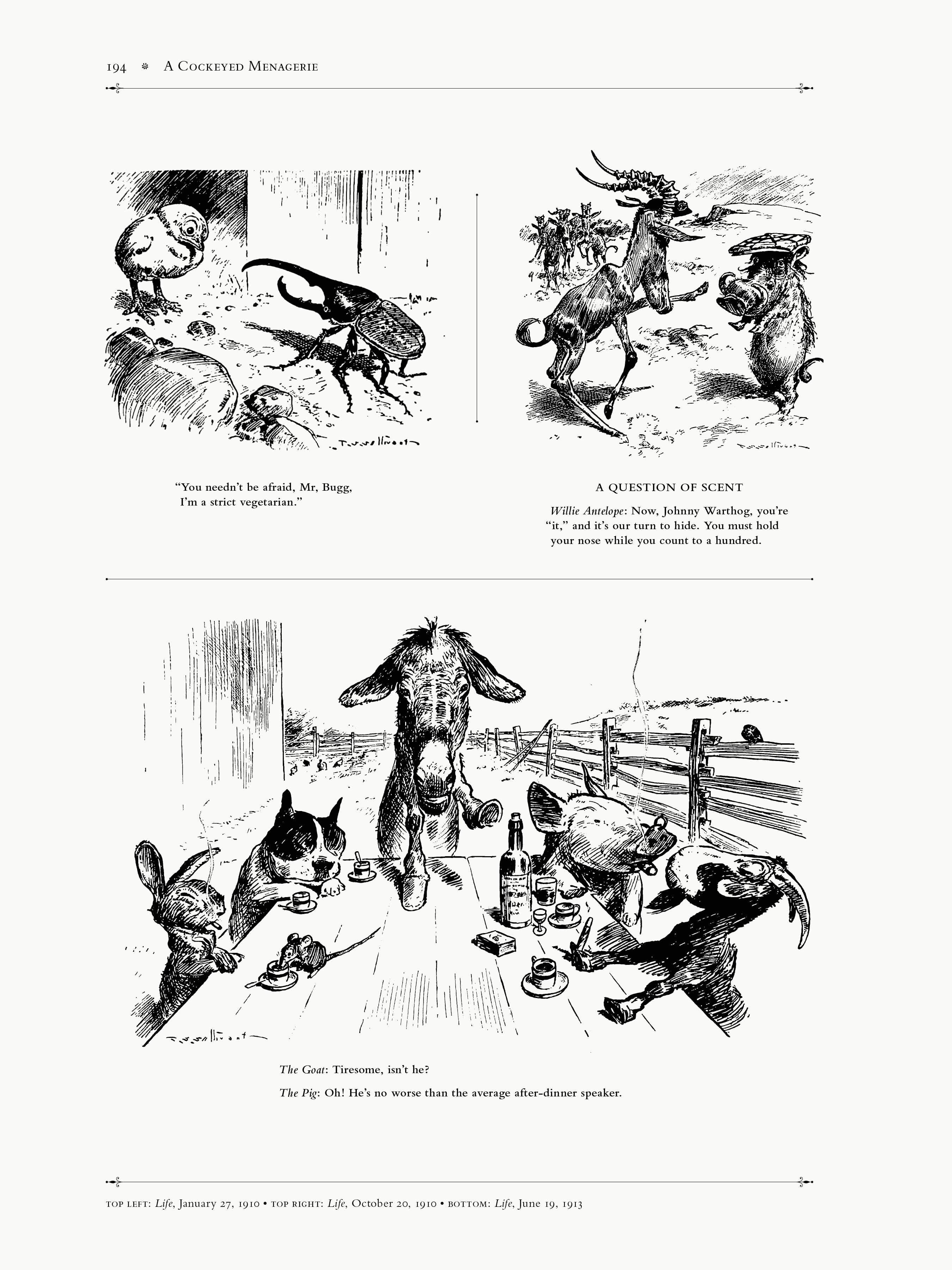 Read online A Cockeyed Menagerie: The Drawings of T.S. Sullivant comic -  Issue # TPB (Part 3) - 5