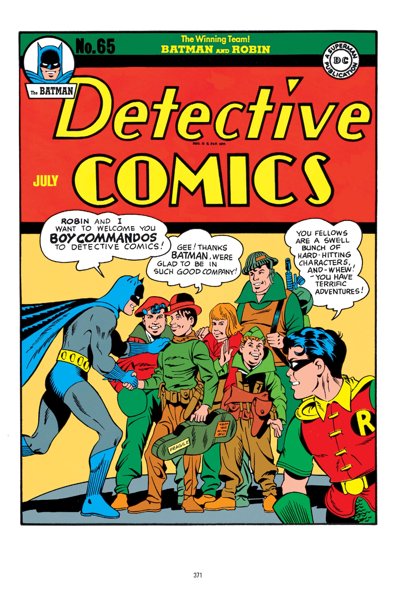Read online Batman: The Golden Age Omnibus comic -  Issue # TPB 3 - 371