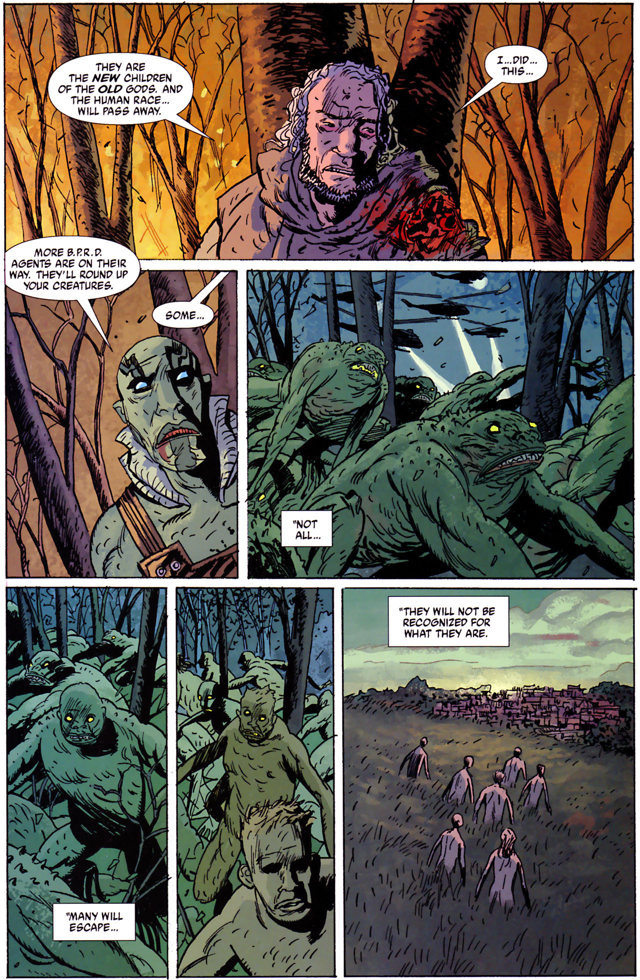 Read online B.P.R.D., Plague of Frogs comic -  Issue #4 - 16