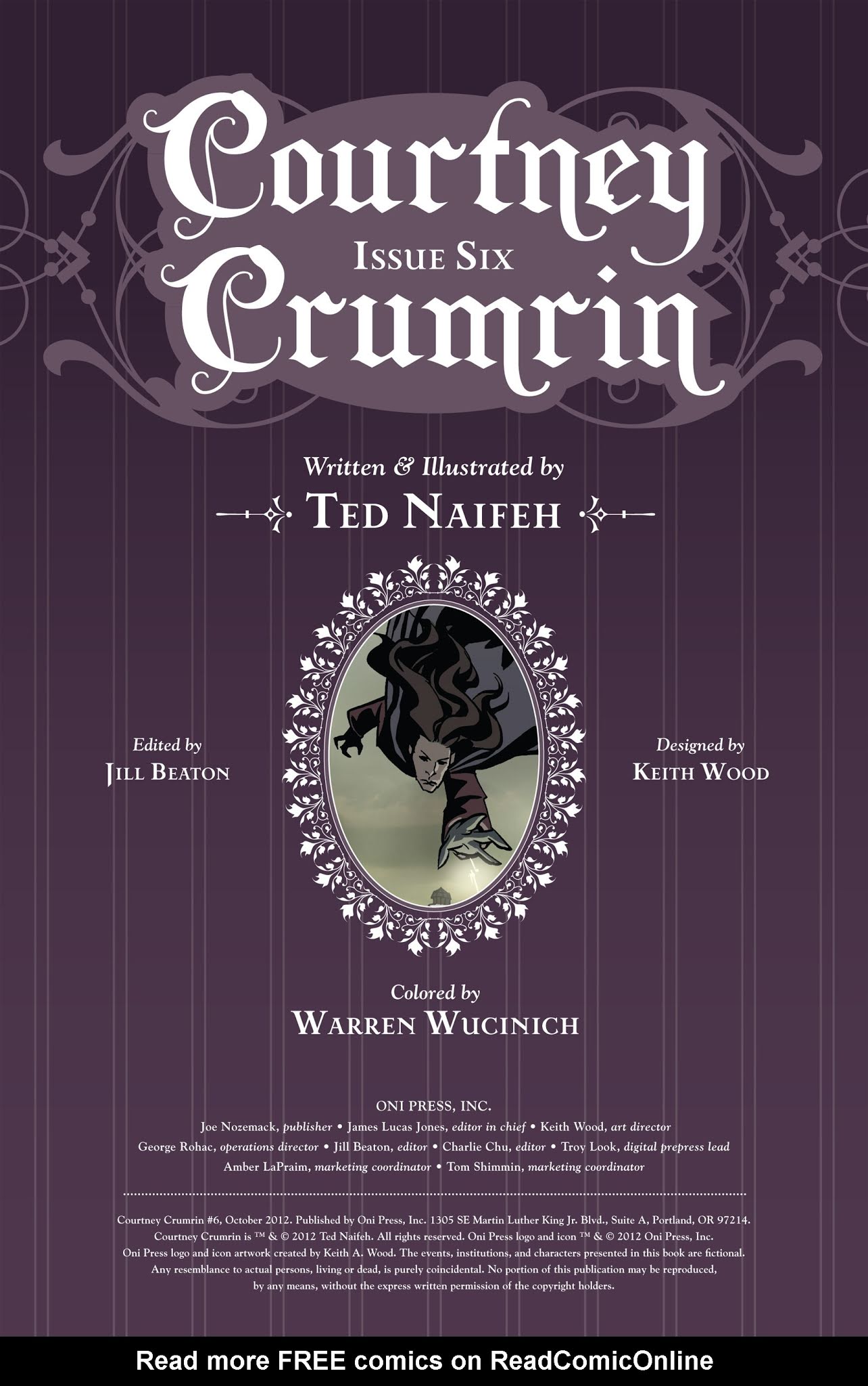 Read online Courtney Crumrin comic -  Issue #6 - 2