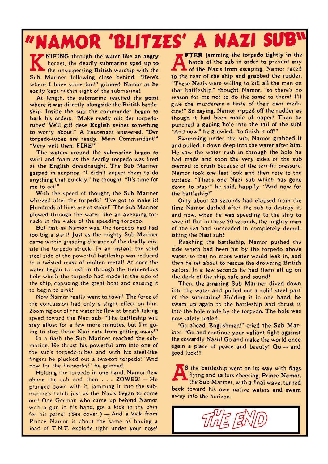Read online Sub-Mariner Comics comic -  Issue #2 - 47