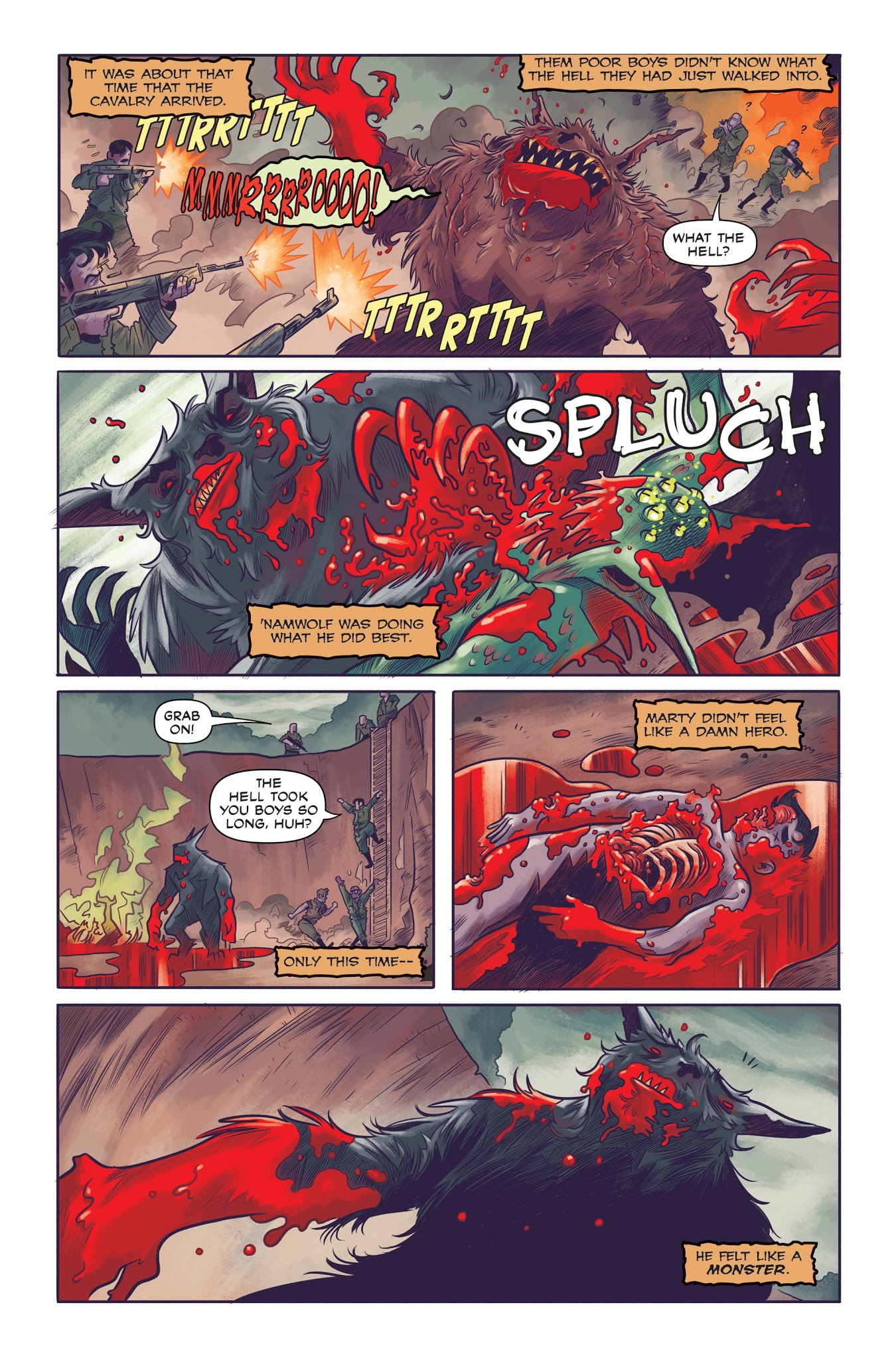 Read online 'Namwolf comic -  Issue #4 - 15