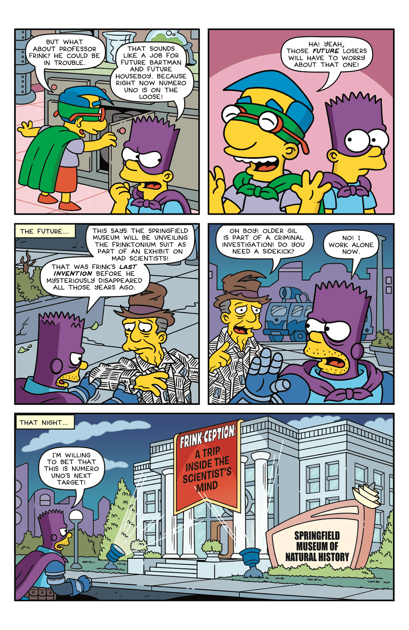 Read online Simpsons One-Shot Wonders: Bartman Spectacularly Super Secret Saga comic -  Issue #1 - 12