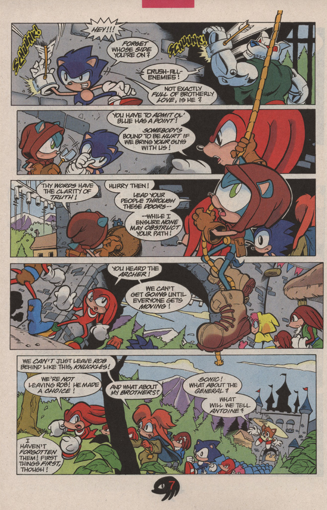Read online Knuckles the Echidna comic -  Issue #12 - 12