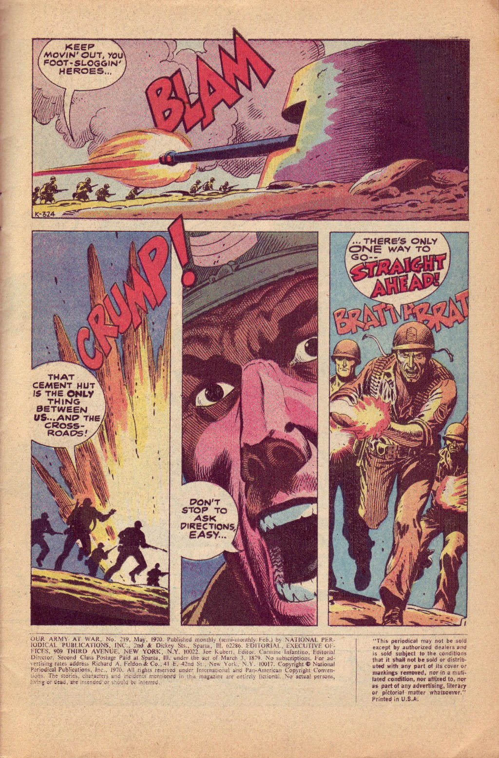 Read online Our Army at War (1952) comic -  Issue #219 - 3