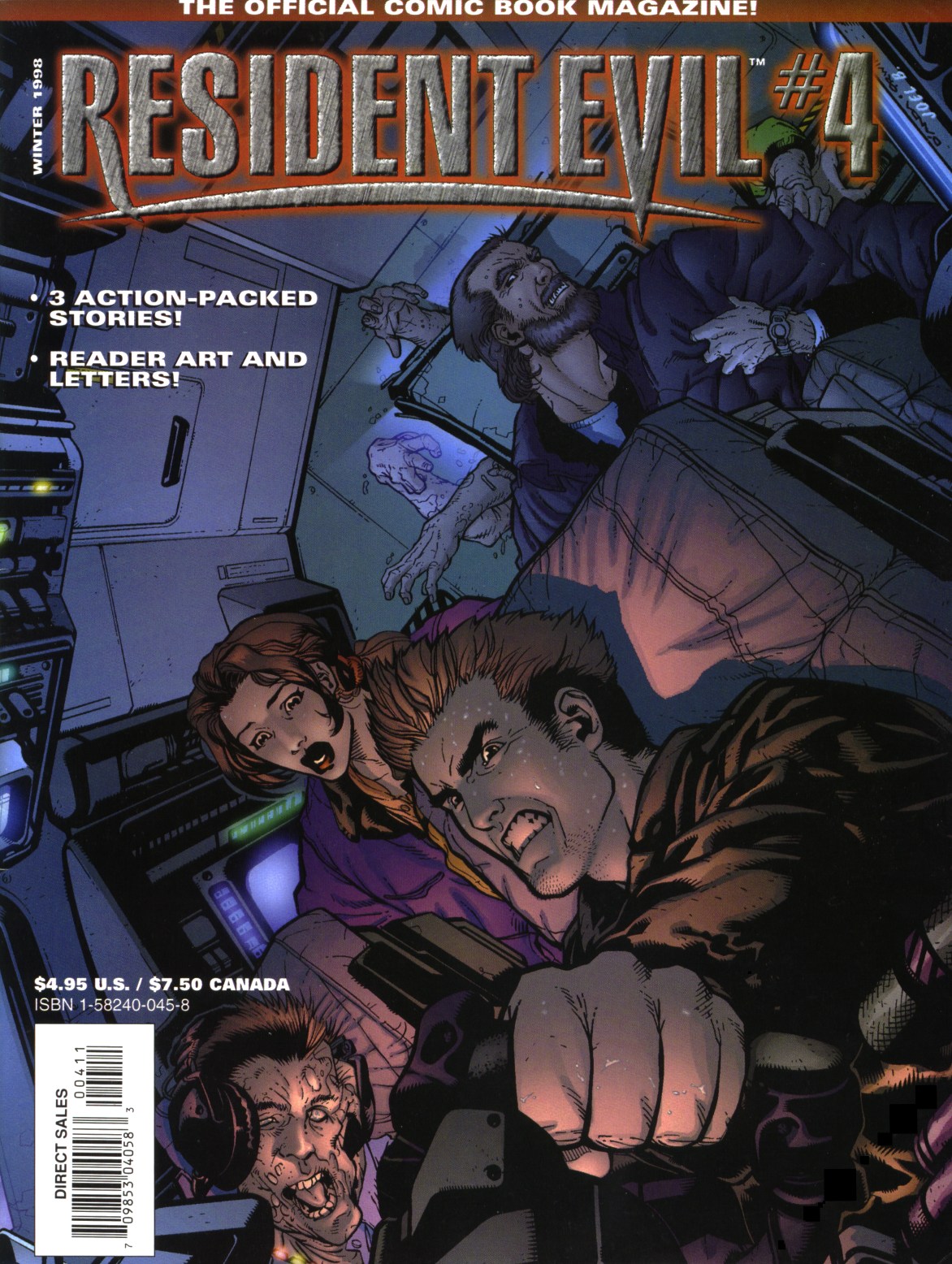 Read online Resident Evil (1998) comic -  Issue #4 - 1