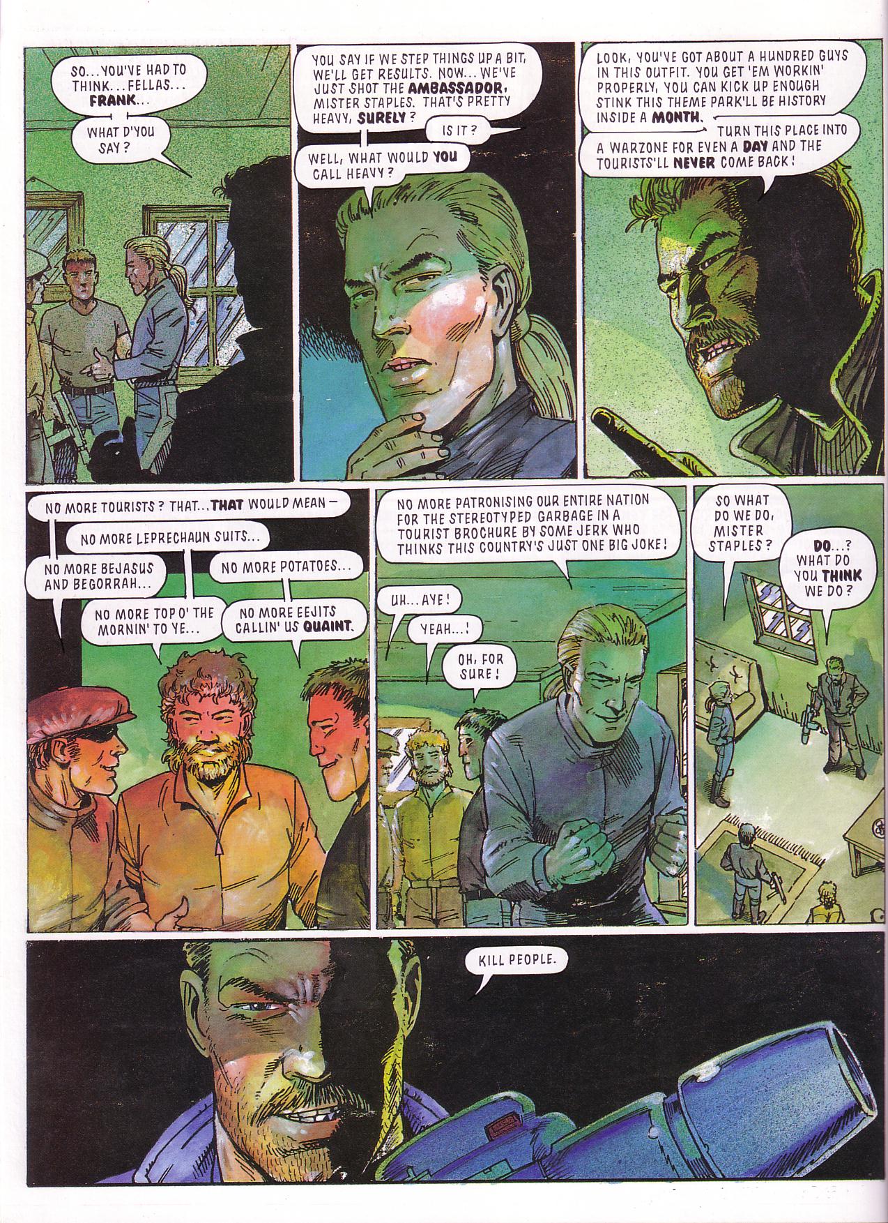 Read online Judge Dredd: Emerald Isle comic -  Issue # TPB - 18