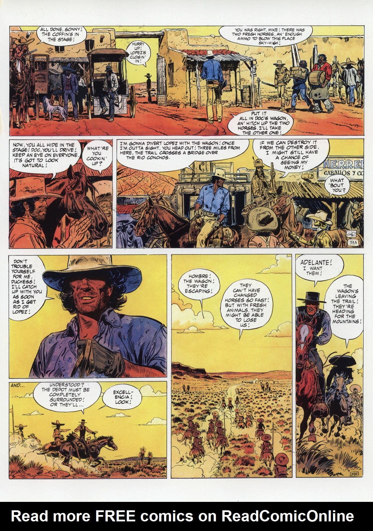 Read online Epic Graphic Novel: Blueberry comic -  Issue #2 - 43