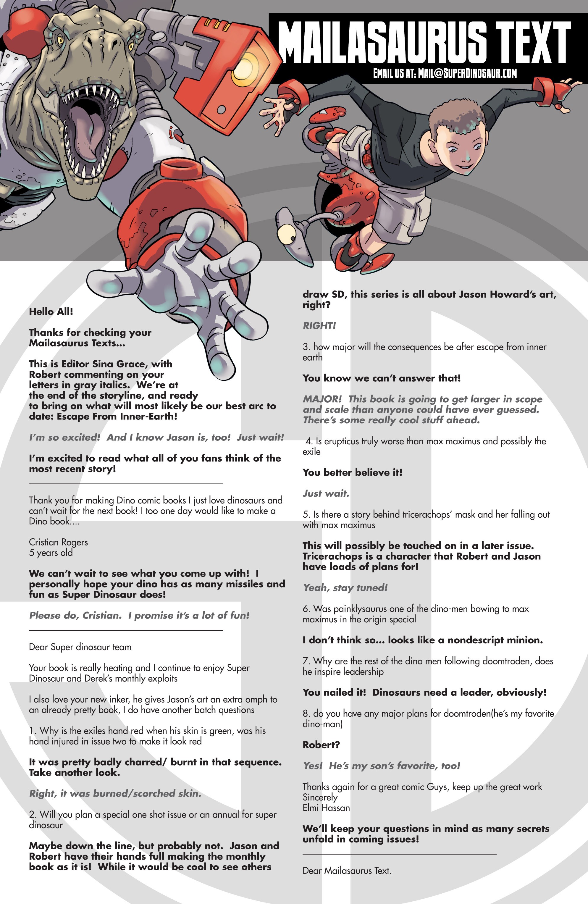Read online Super Dinosaur (2011) comic -  Issue #11 - 23