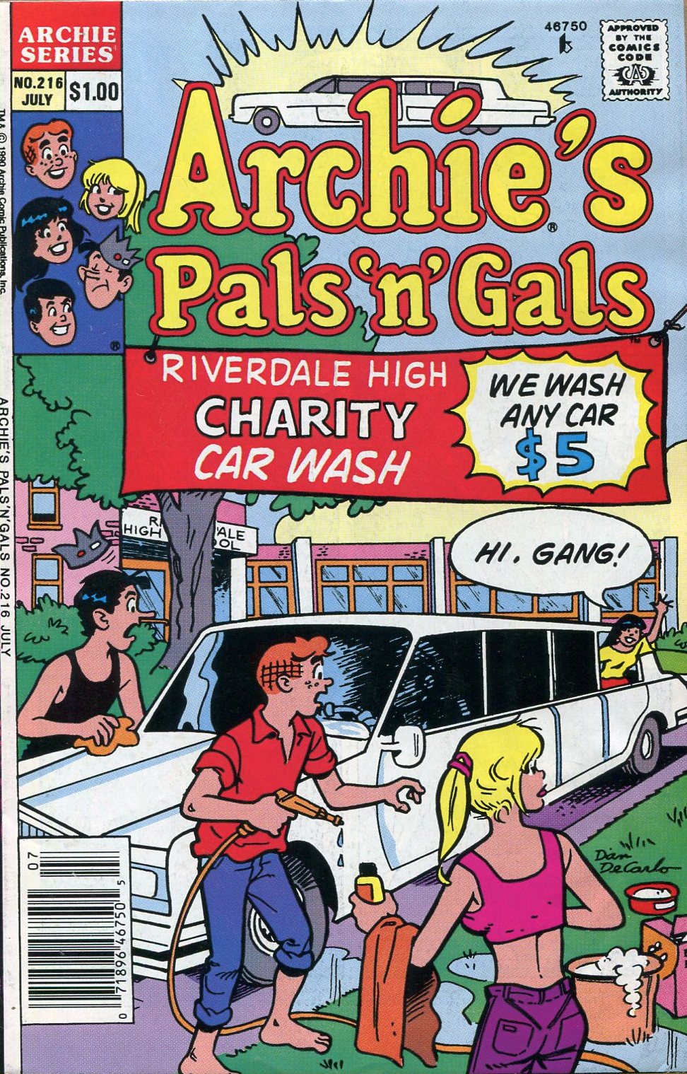 Read online Archie's Pals 'N' Gals (1952) comic -  Issue #216 - 1