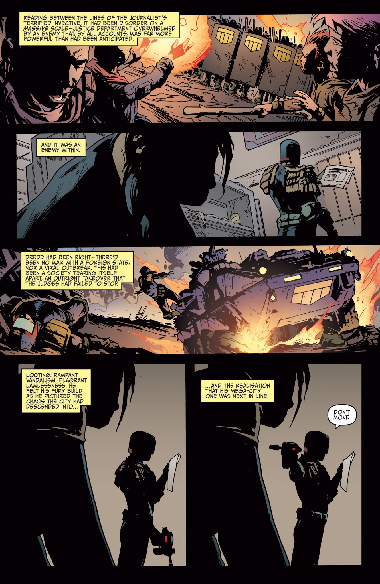 Read online Judge Dredd: Year One comic -  Issue #3 - 11