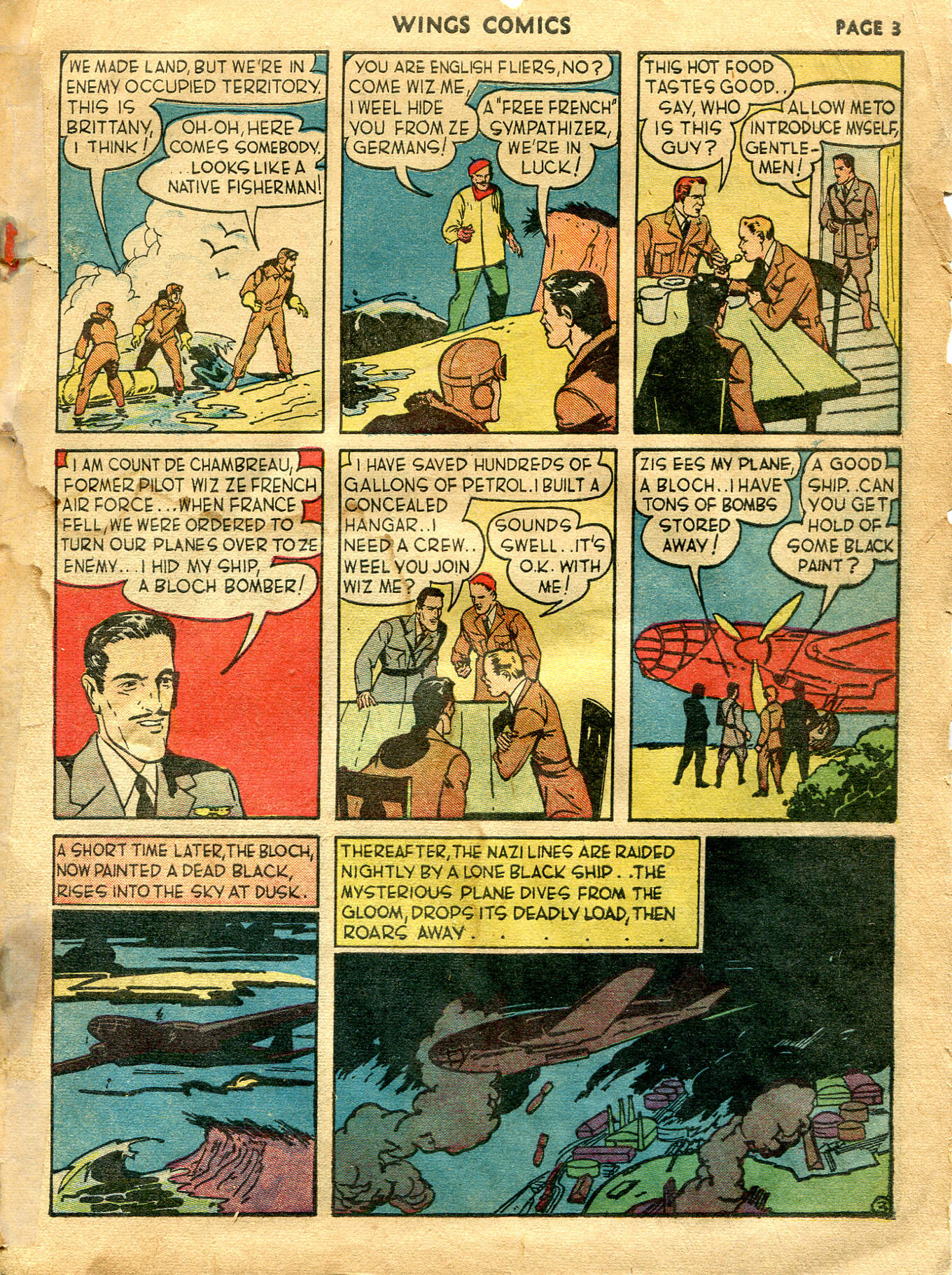 Read online Wings Comics comic -  Issue #5 - 5