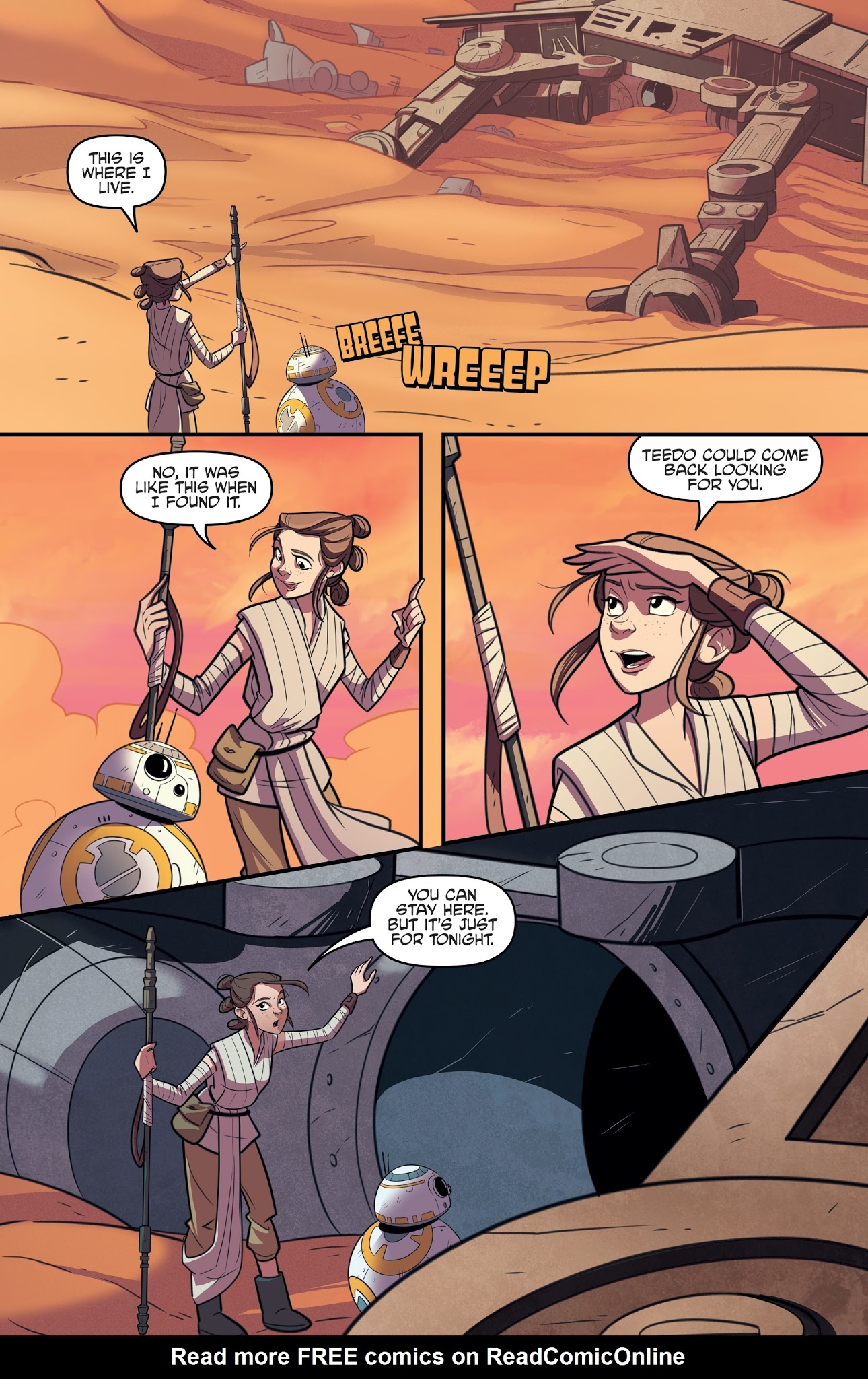 Read online Star Wars Forces of Destiny-Rey comic -  Issue # Full - 11