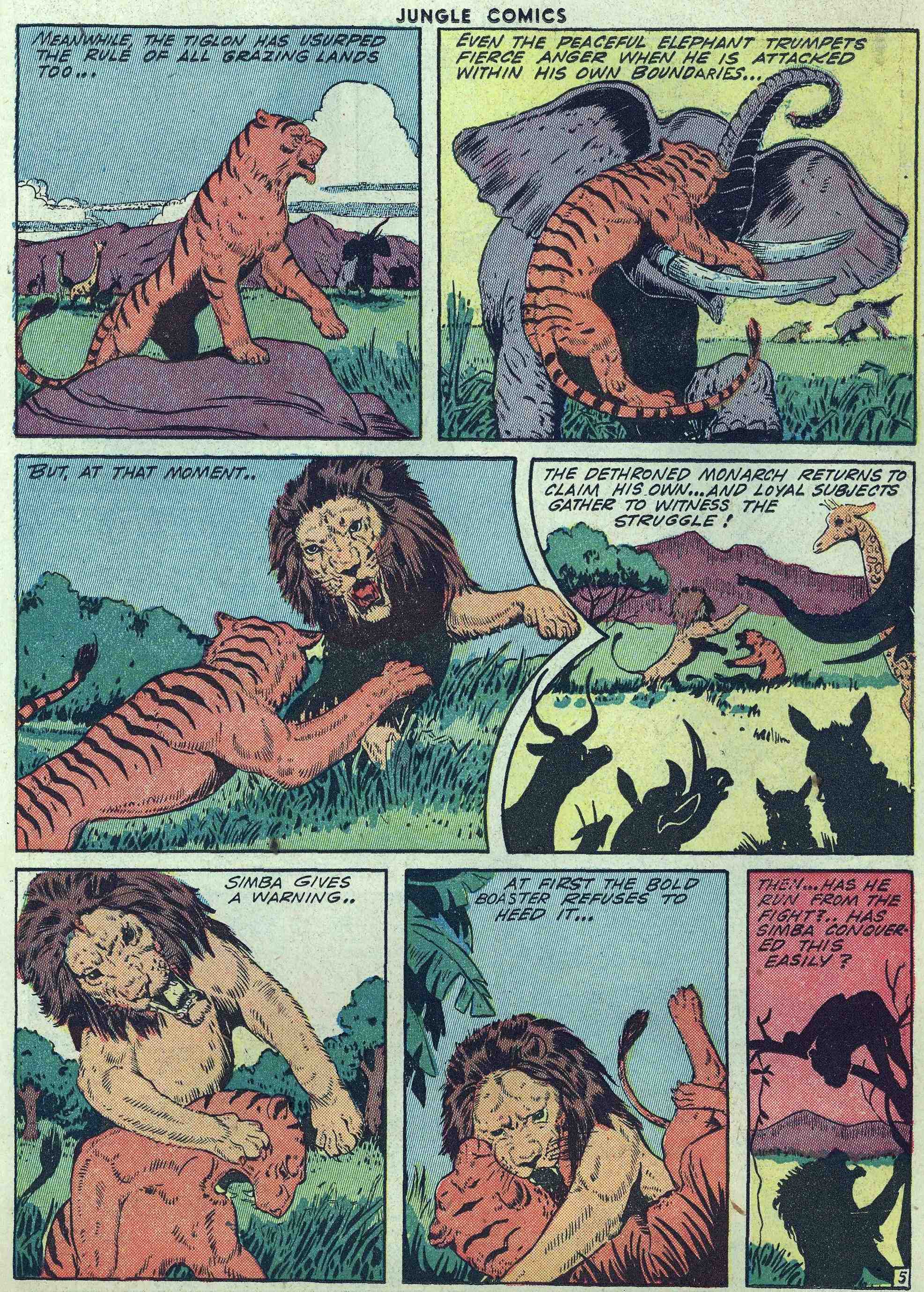 Read online Jungle Comics comic -  Issue #47 - 19