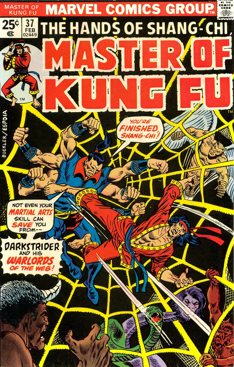 Read online Master of Kung Fu (1974) comic -  Issue #37 - 1