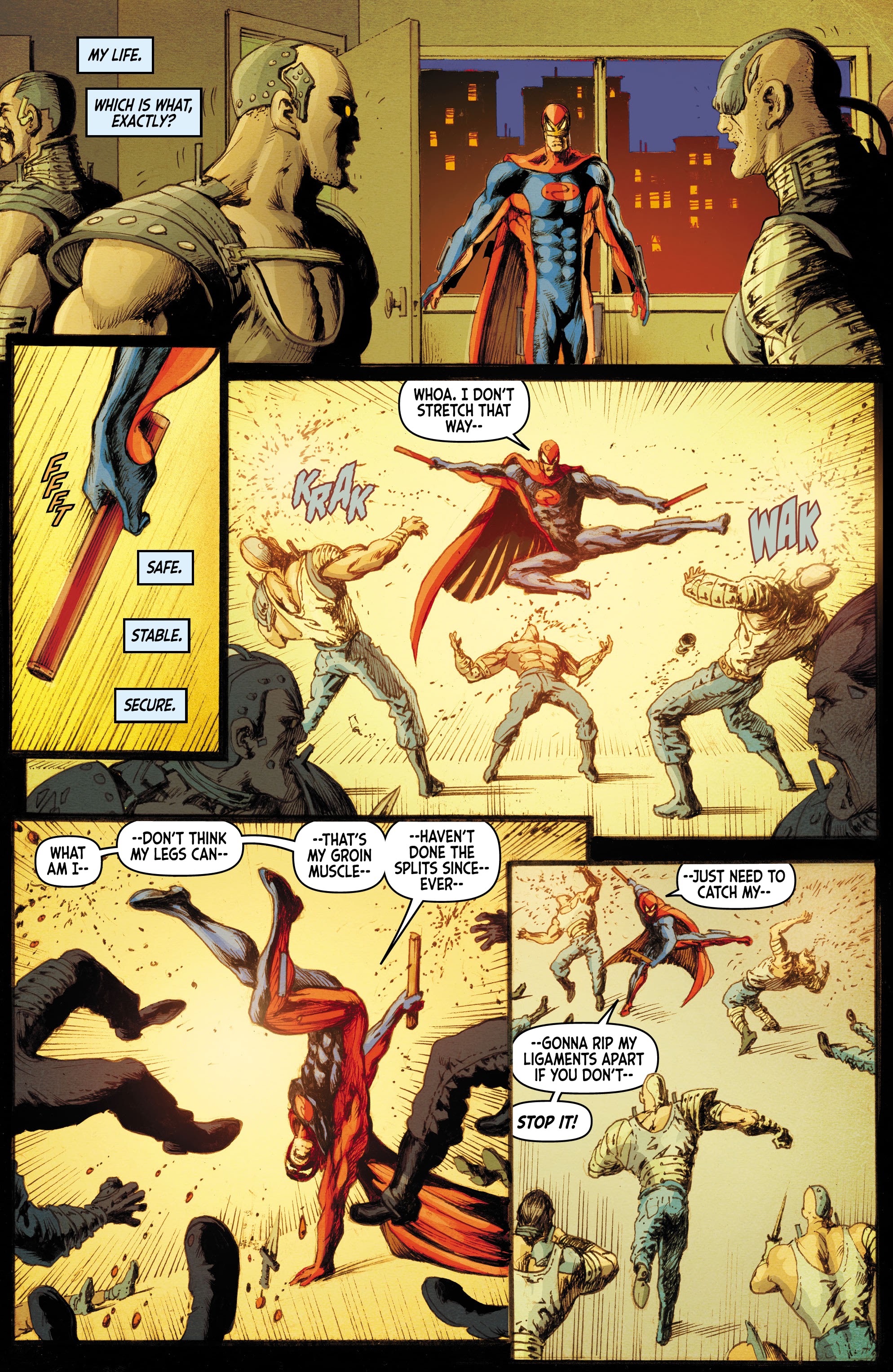 Read online Knighted comic -  Issue #4 - 5