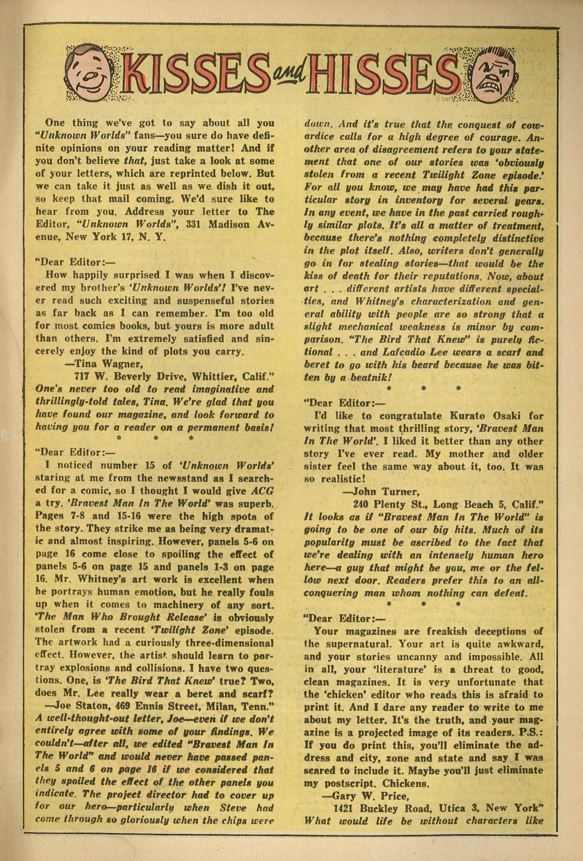 Read online Unknown Worlds comic -  Issue #17 - 15