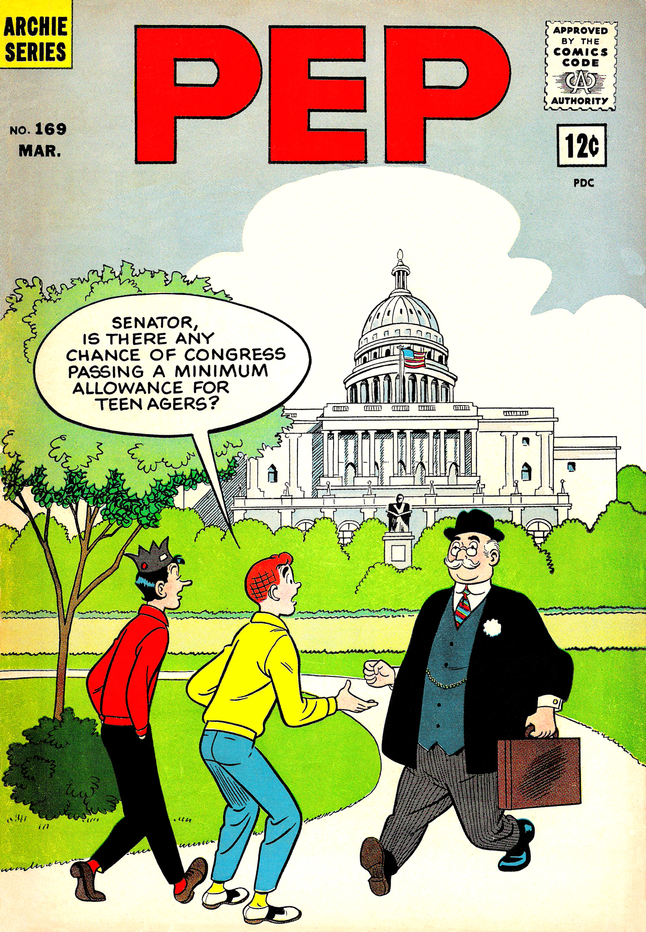 Read online Pep Comics comic -  Issue #169 - 1