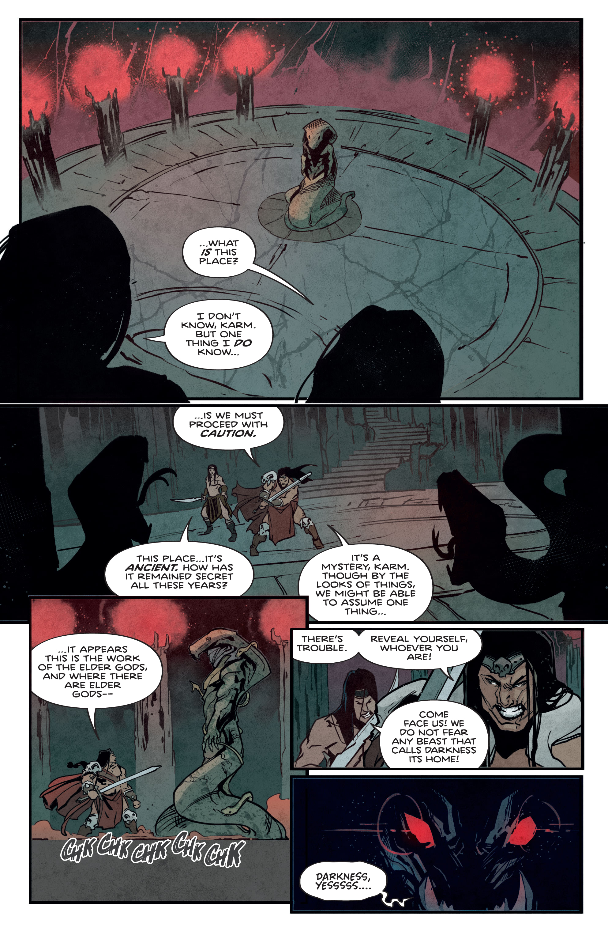 Read online The Mighty Barbarians comic -  Issue #1 - 4
