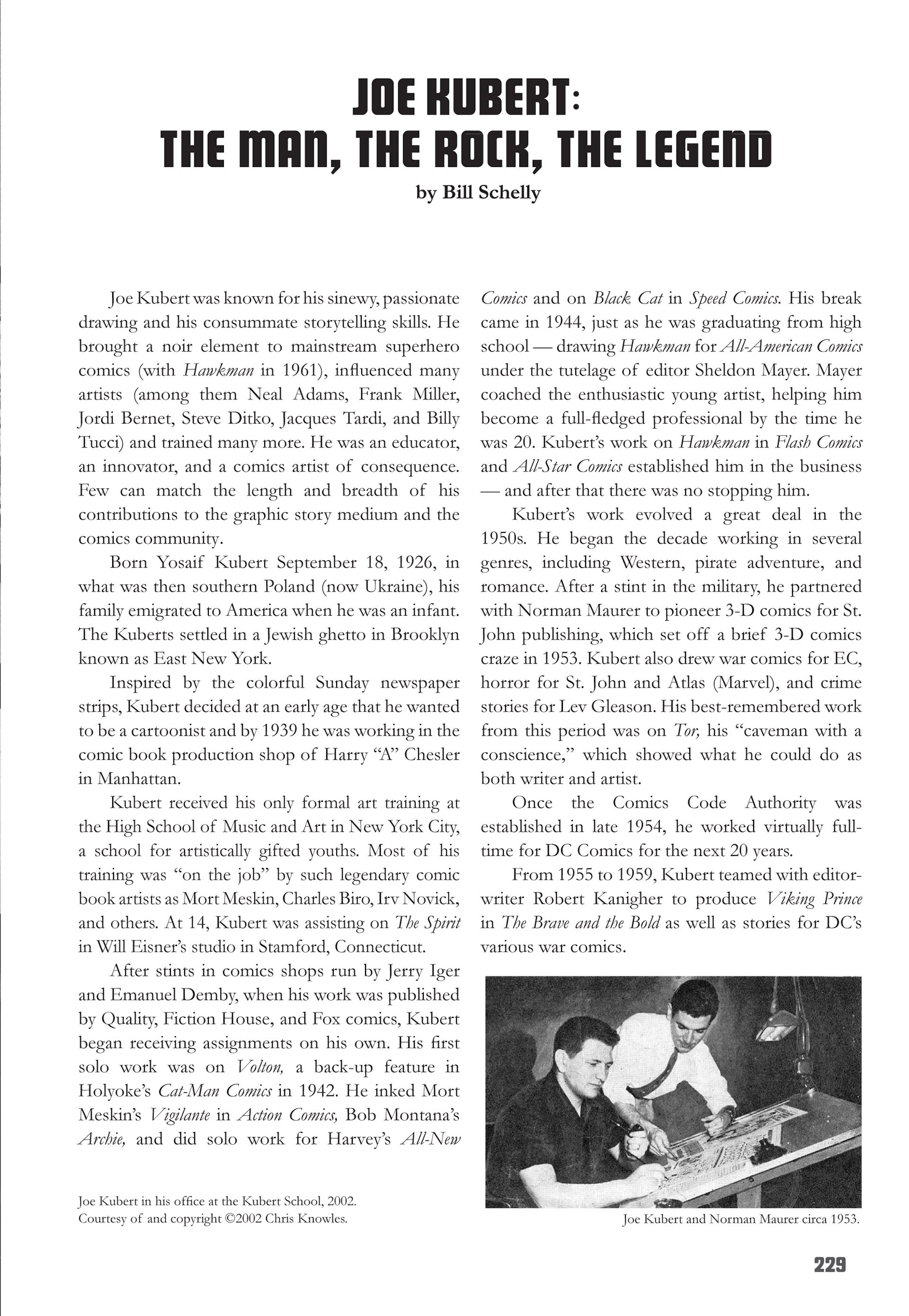 Read online The Joe Kubert Archives comic -  Issue # TPB (Part 3) - 40