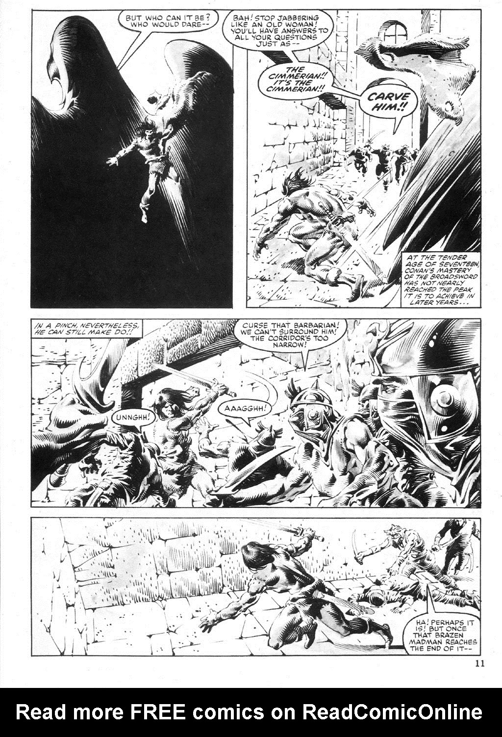Read online The Savage Sword Of Conan comic -  Issue #93 - 11