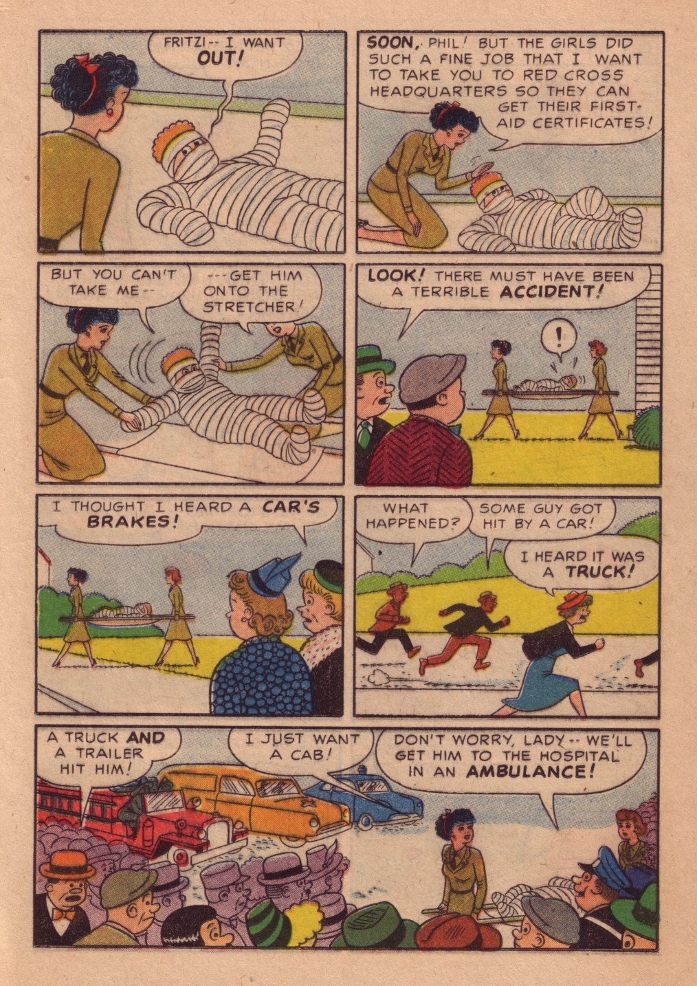 Read online Fritzi Ritz (1953) comic -  Issue #56 - 13