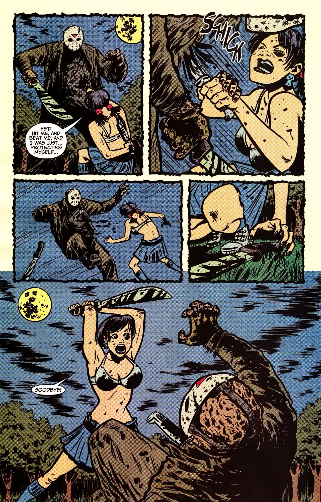 Read online Friday the 13th: Abuser And The Abused comic -  Issue # Full - 14