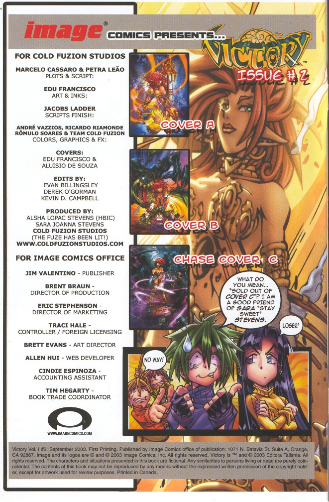 Read online Victory (2003) comic -  Issue #2 - 2