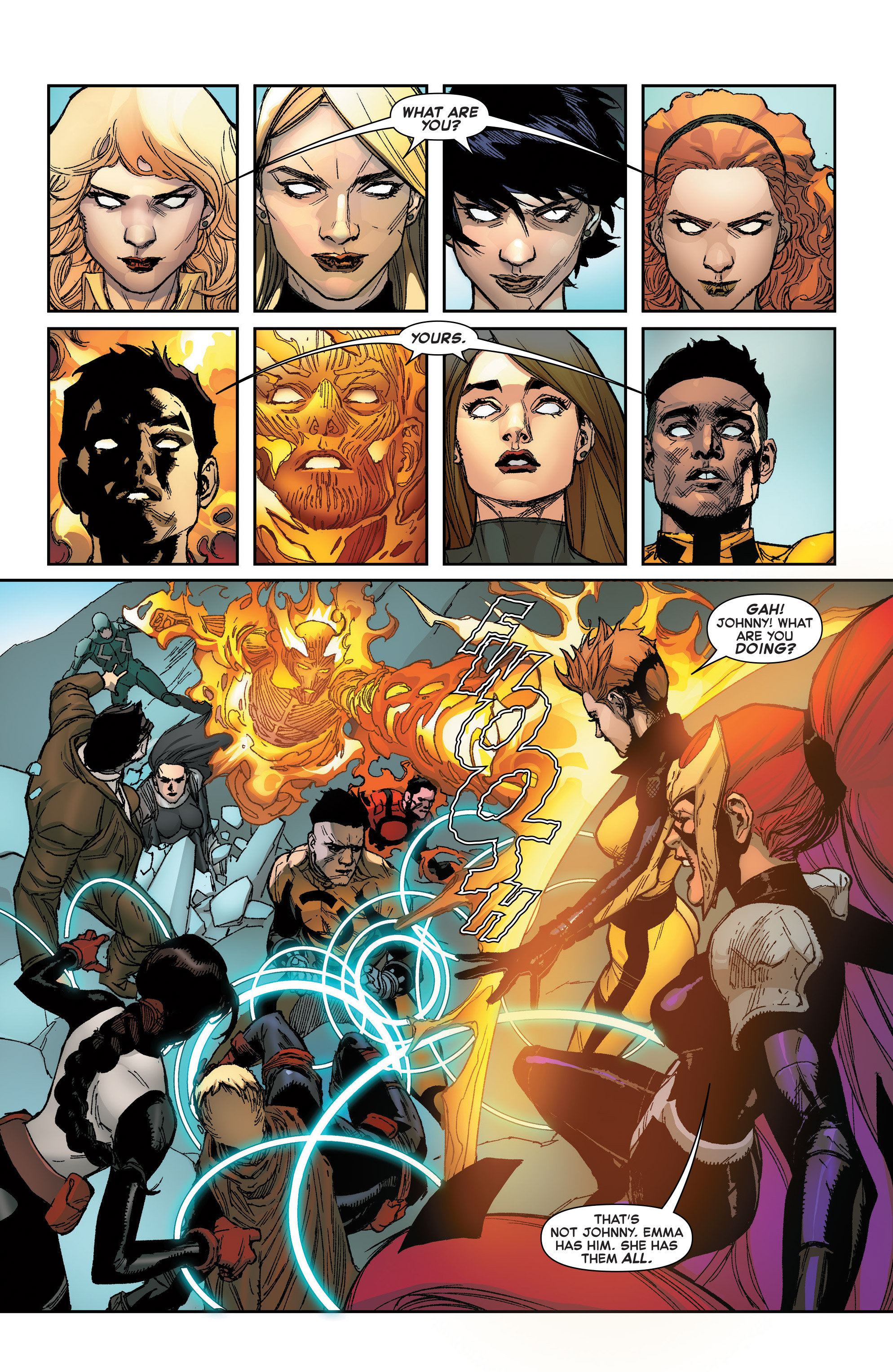 Read online Inhumans Vs. X-Men comic -  Issue #6 - 7