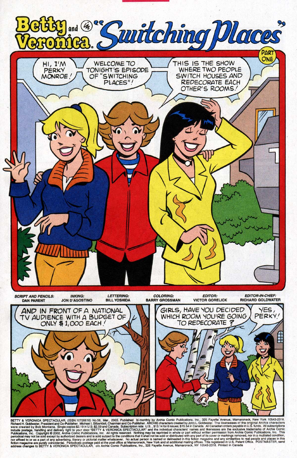 Read online Betty & Veronica Spectacular comic -  Issue #58 - 2