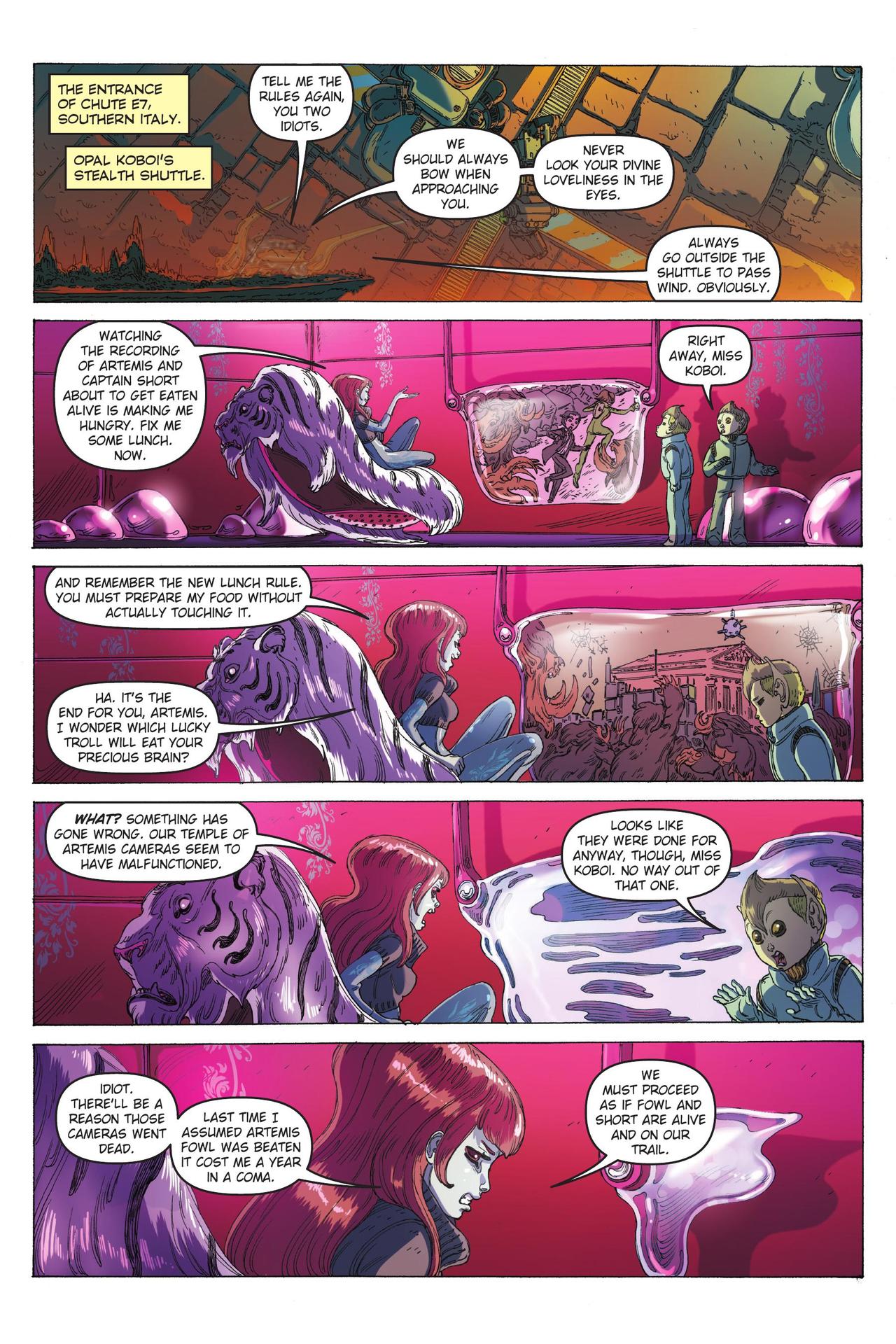Read online Artemis Fowl: The Opal Deception comic -  Issue # TPB - 91