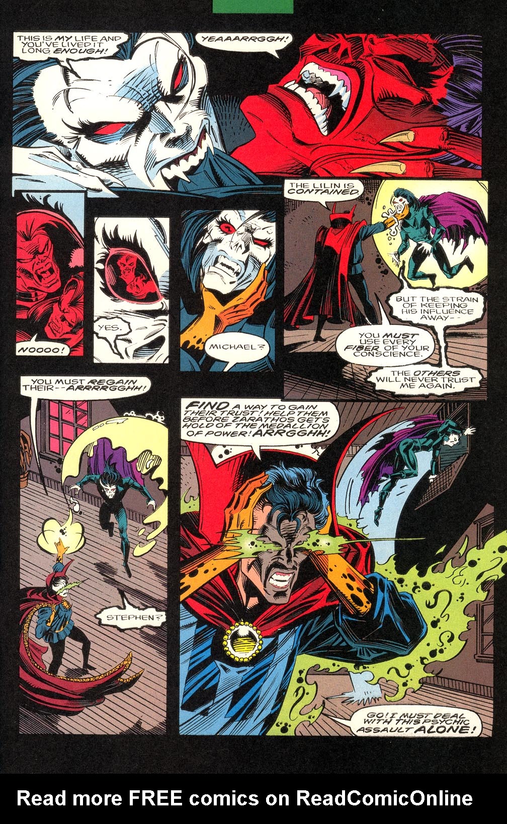 Read online Morbius: The Living Vampire (1992) comic -  Issue #16 - 20