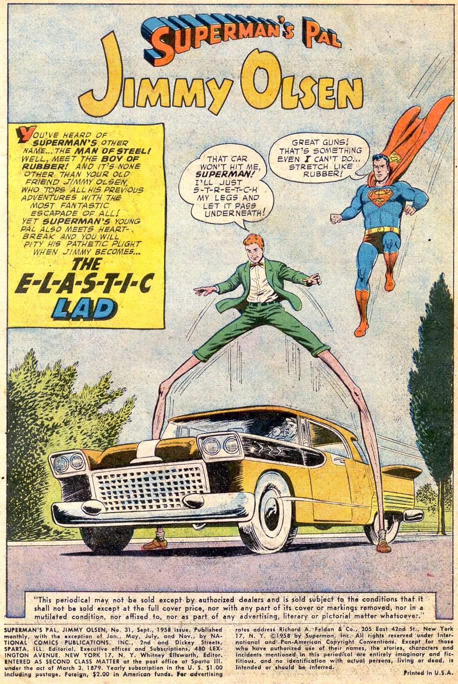 Read online Superman's Pal Jimmy Olsen comic -  Issue #31 - 3