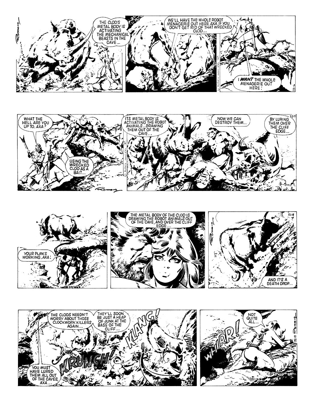 Read online Axa comic -  Issue #9 - 79