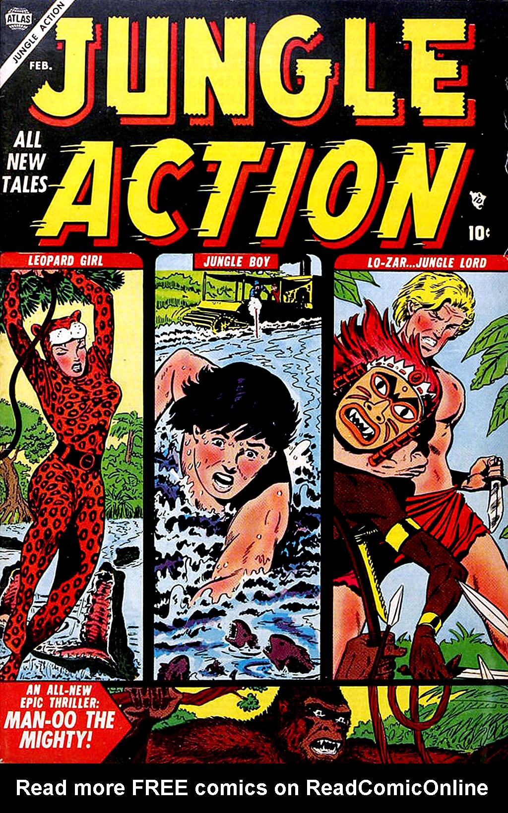 Read online Jungle Action (1954) comic -  Issue #3 - 1