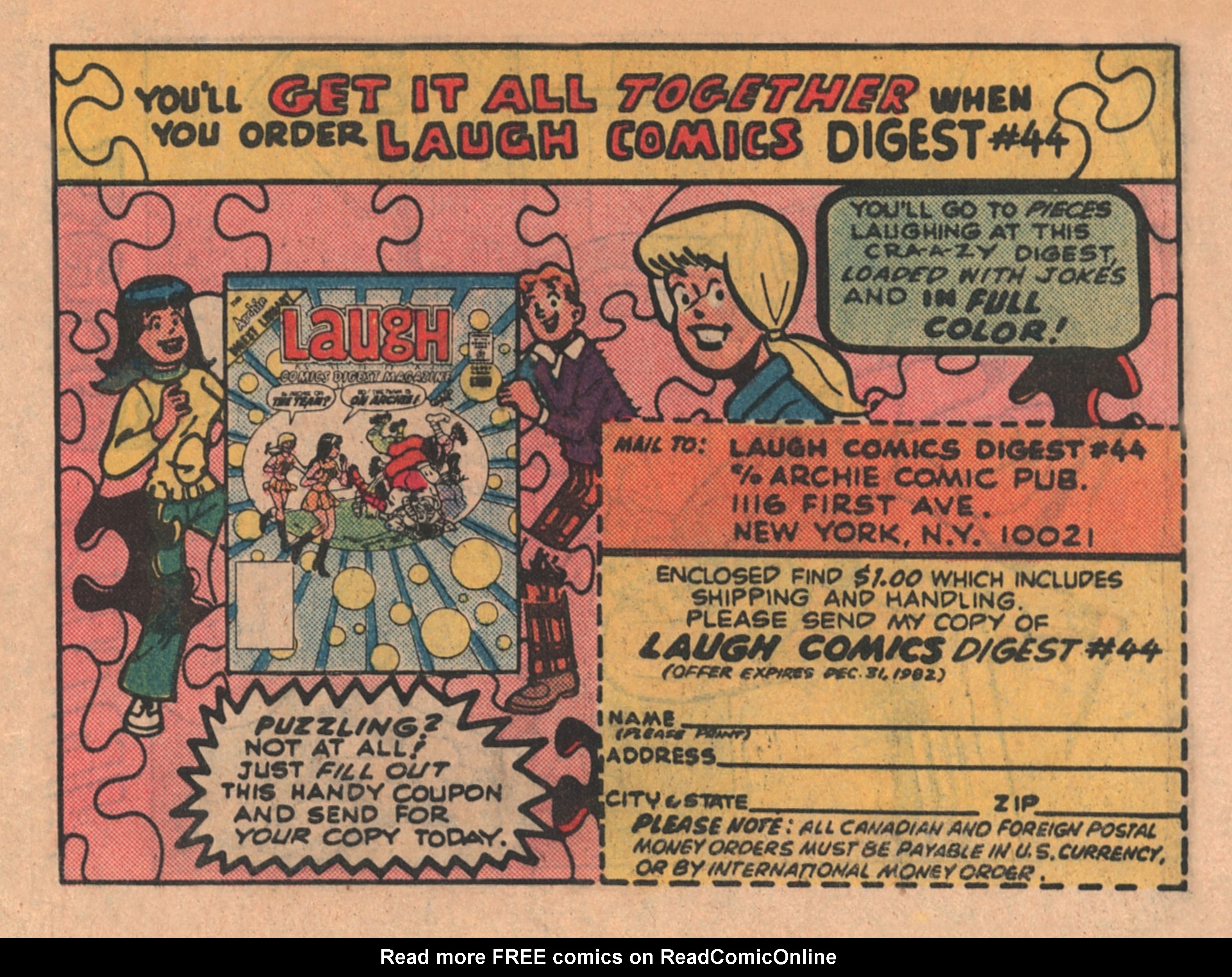 Read online Betty and Veronica Digest Magazine comic -  Issue #4 - 130