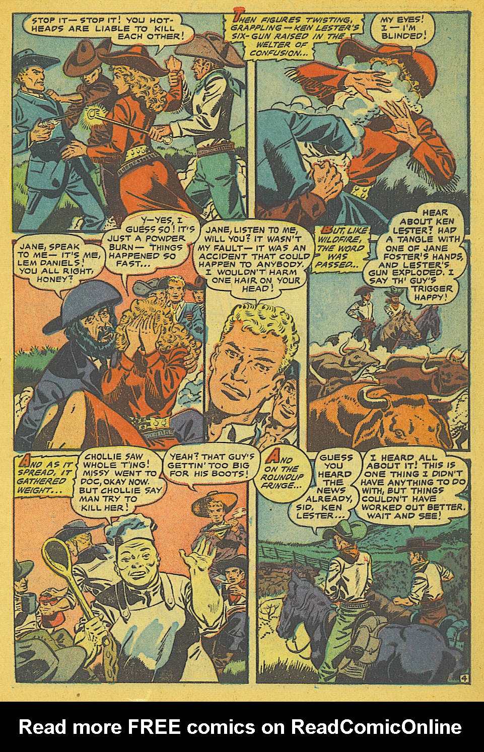 Read online Cowgirl Romances (1950) comic -  Issue #8 - 5
