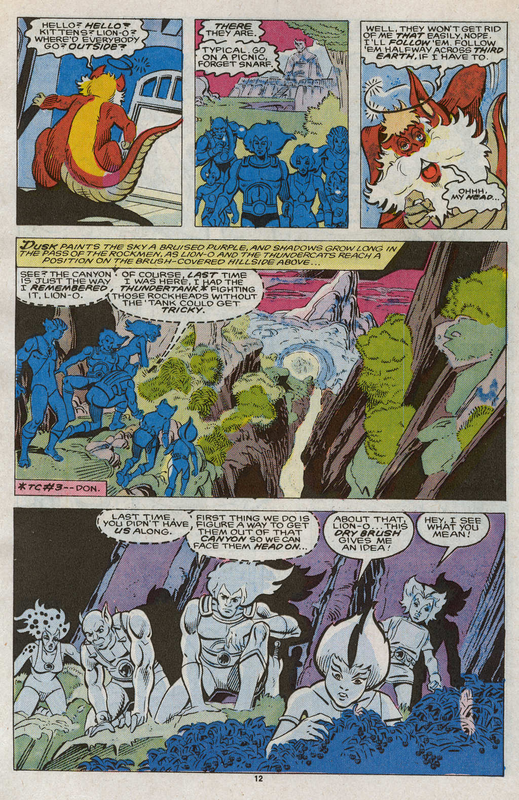 Read online ThunderCats (1985) comic -  Issue #9 - 18