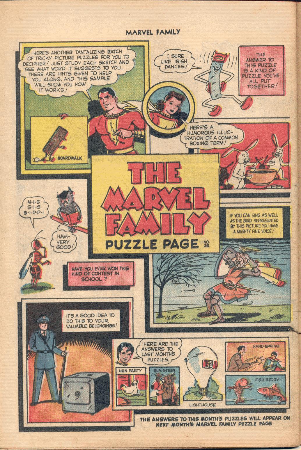 Read online The Marvel Family comic -  Issue #48 - 29