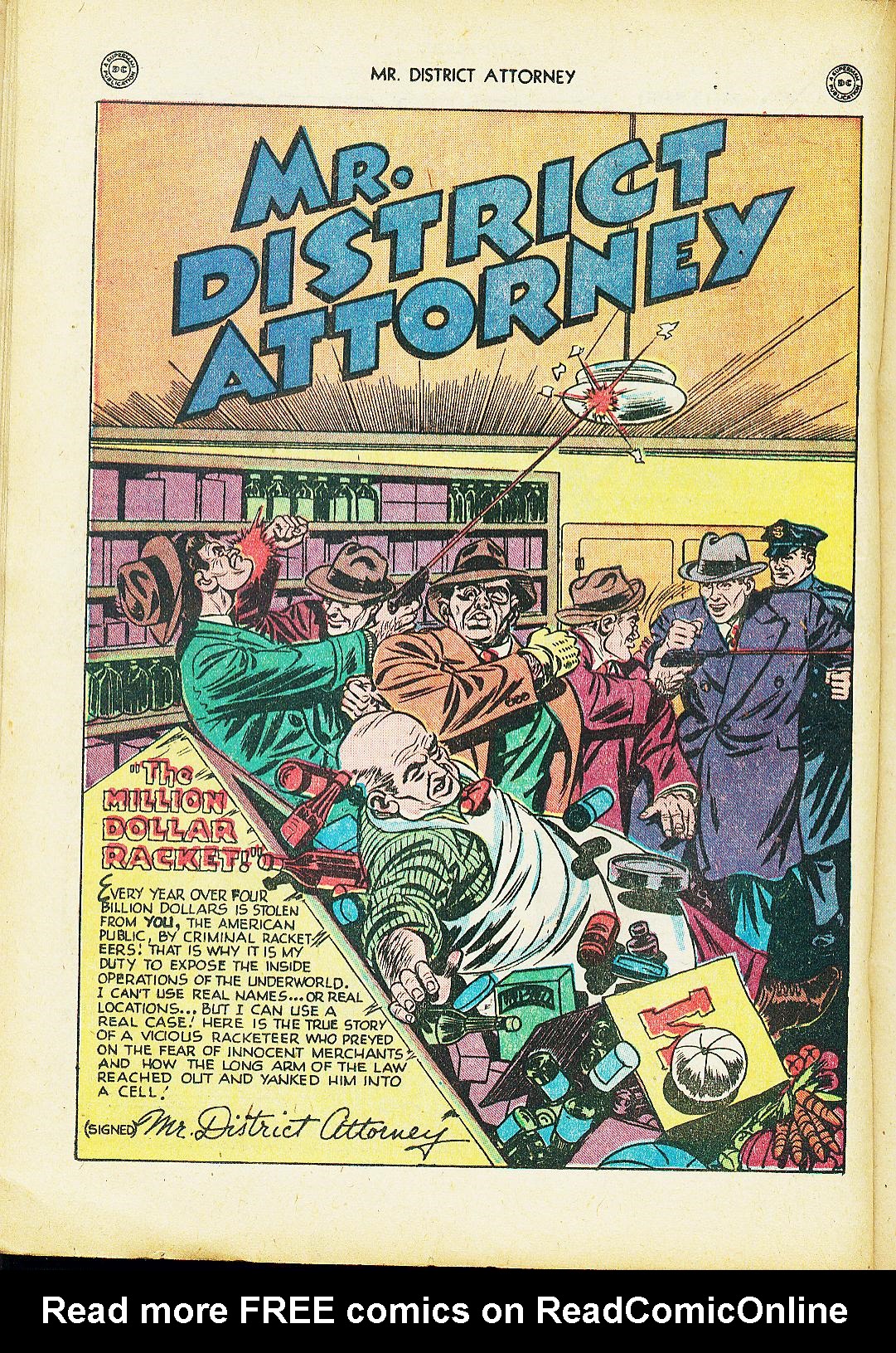 Read online Mr. District Attorney comic -  Issue #1 - 28