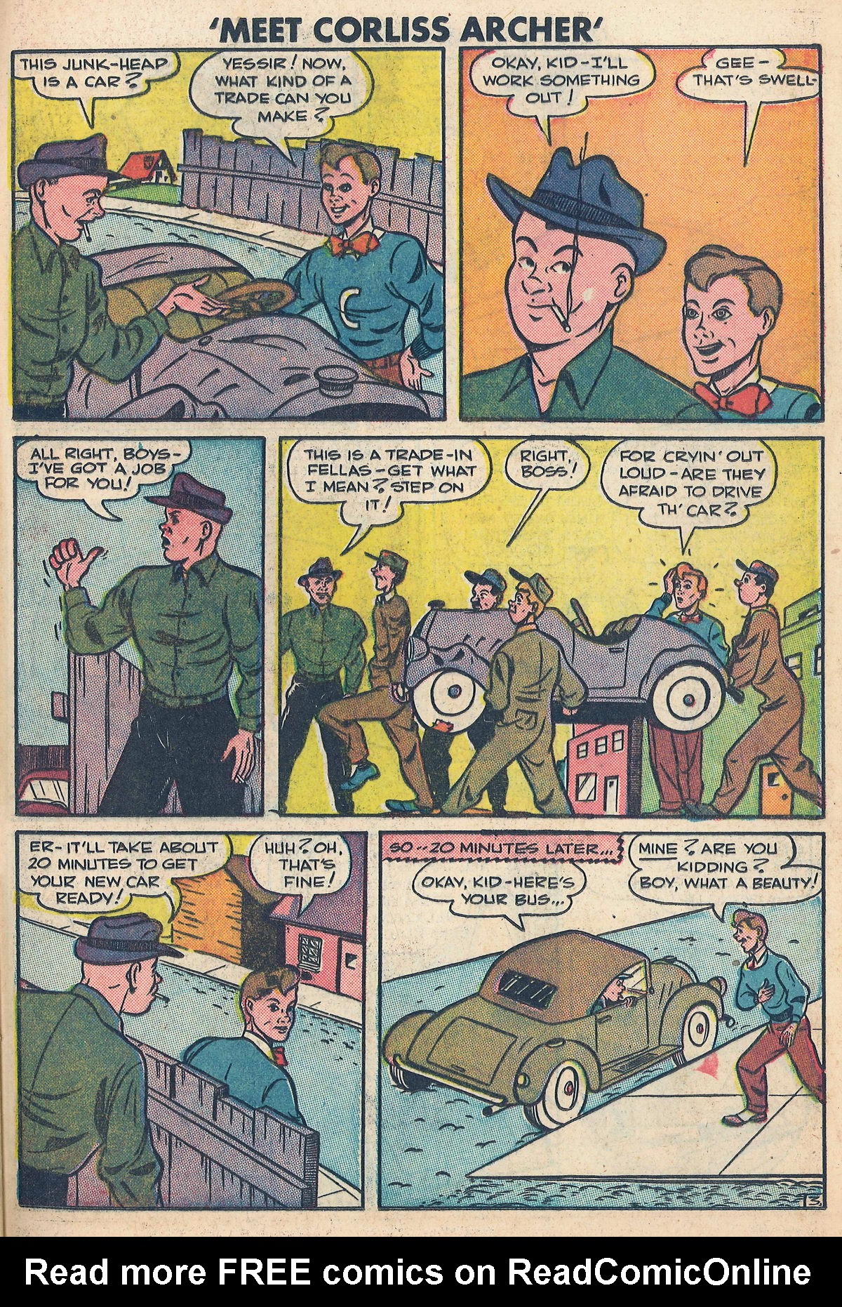 Read online Meet Corliss Archer comic -  Issue #2 - 31