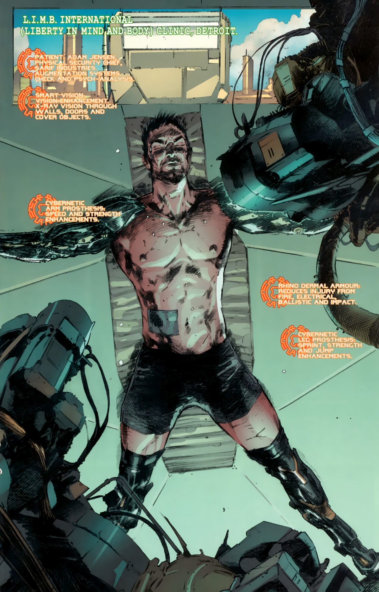 Read online Deus Ex comic -  Issue #1 - 14