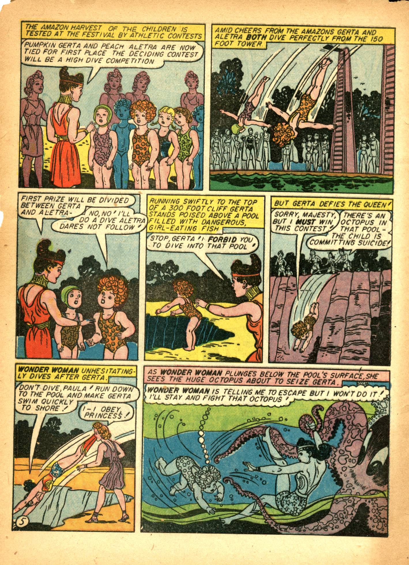 Read online Wonder Woman (1942) comic -  Issue #7 - 56